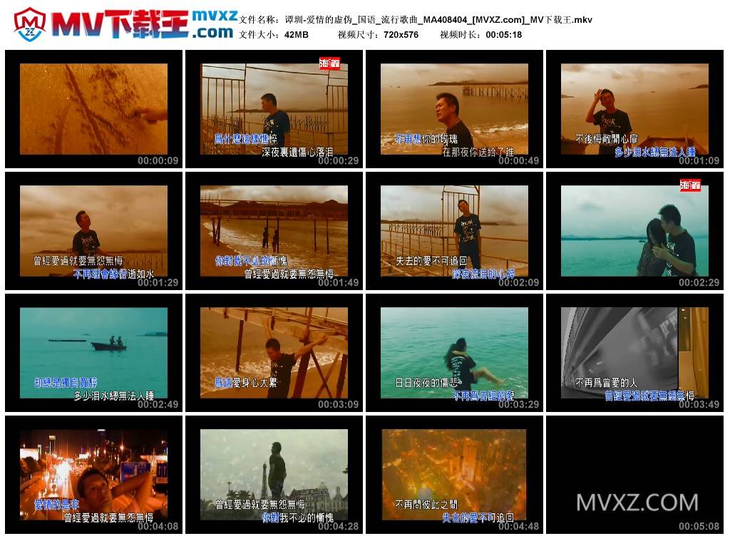 谭圳-爱情的虚伪_国语_流行歌曲_MA408404